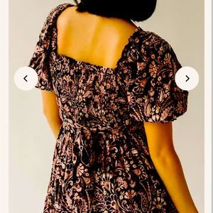 Brand new, never worn  plum XL Piper & Scoot floral tiered midi dress.